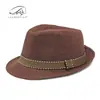 Sombrero Estilo Padre-Hijo para Hombre, Protección Solar de Verano, Sombrero Jazz Retro Británico, Sombrero de Playa de Moda, Sombrero Sombrilla de Protección Solar para Mujer