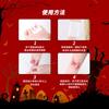 Pegatina de Tatuaje de Halloween Pegatina de Atmósfera Happy Valley Cicatriz Impermeable Herida Horror Maquillaje para Hombres y Mujeres Barra