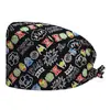 Gorra de Trabajo Transpirable de Algodón Puro, Gorro Médico tipo Cúpula, Gorro Quirúrgico, Gorra sin Visera, Turbante