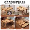 Mesa Pequena Dobrável para Uso Doméstico, Mesa para Janela Saliente, Mesa de Chão para Varanda, Mesa Baixa, Mesa de Centro Tatami, Mesa de Chá, Escrivaninha de Cama