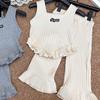 Traje para Niña 2025 Nuevo Bebé Niña Delgado Verano Top Chaleco Casual Pantalón Antimosquitos Estilo Coreano Conjunto de Dos Piezas