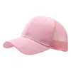 Gorra de red de verano lana verde poliéster gorra de béisbol para exteriores protección solar gorra publicitaria impresión bordado logo de grupo explosiones transfronterizas