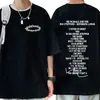 Camiseta de Manga Corta Estampada Transfronteriza Verano Estilo Americano Holgada Cuello Redondo