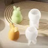 Ovo Listrado de Páscoa Coelho de Orelha em Pé Coelho Abóbora Padrão Diamante Coelho Coelho Velas de Gesso Perfumadas Molde de Silicone