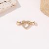 Acessórios DIY 14K Micro-incrustado Zircon Amor Moda Coroa Colar de Pérolas Fivela de Conexão Borboleta All-match Fivela de Pérola