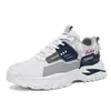 Zapatillas Blancas de Malla Transpirable con Suela Gruesa para Hombre, Versátiles y Casuales, Zapatos de Running para Papá, Calzado de Hombre Ks8858