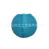 Linterna de tela solar linterna de tela de nylon de 3 pulgadas linterna de tela de seda de 7.5 cm cadena de luces LED colgante decorativo