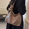 Bolsa de Axila Estilo Maillard Más Vendida Primavera/Verano 2026, Bolso de Hombro Tote Versátil para el Trabajo, Bolso Cruzado Retro Relajado