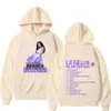 Sudadera con capucha para hombre y mujer de alta calidad, manga larga, moda casual, portada de álbum de la cantante Maria Bellesa 2025