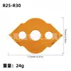 Localizador Rápido de Canto Semicircular para Marcenaria de 4 Peças, Ângulo R, Arco, Máquina de Acabamento para Marcenaria, Molde de Posicionamento Rápido de Canto Semicircular