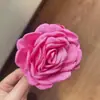 Presilha de Cabelo Flor Rosa Estilo Igual de Blogueira, Presilha de Cabelo Shennan Shabei, Várias Cores, Presilha de Cabelo Flor Rosa, Preço de Atacado do Fabricante