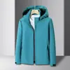 Chaqueta de montaña para hombre, talla grande, tres en uno, corte holgado, cortavientos, impermeable, con protección solar