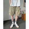 2025 Novos Shorts Casuais Largos Masculinos Marca Tendência Calças de Cinco Pontos Verão Calças de Secagem Rápida Calças Médias Calças Finas de Praia