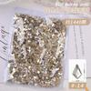 1440 Diamantes de fondo plano de forma especial Super Flash Mini Cristal K9 Uñas de diamante DIY Joyería de uñas de diamante al por mayor