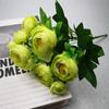Simulación de flores de ciruelo de primavera, mesa de camelia, flores falsas, arreglo floral de boda, ramo de simulación, fábrica directa al lugar