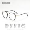 Armazón de gafas de celebridad de internet gafas de montura grande gafas lisas de alto sentido 9332 gafas estilo ins luz anti-azul armazón de gafas de moda al por mayor
