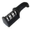 Afilador de cuchillos multifuncional para el hogar, afilador de cuchillos de tres etapas, ventas directas de fábrica al por mayor, afilador fino de cuchillos de río