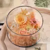Caja de Regalo de Rosa Eterna de Flores Reales para el Día de la Madre, Maestra, Novia, Mejor Amiga Regalo de Confesión Decoración del Hogar