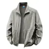 Costura de Borde InteriorRopa de Protección Solar de Verano para Hombre, Chaqueta Transpirable de Secado Rápido con Cuello Alto para Hombres Jóvenes y de Edad Media