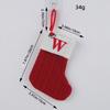 Calcetines Navideños Clásicos de Amor de Hong Kong Letra Roja Calcetines de Navidad Tejidos de Lana Decoración Festiva Colgante Navideño