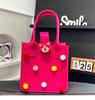 Bolsa de Compras de Mão de Boneca de Desenho Animado, Bolsa Fofa de Feltro de Lã Caixa de Presente, Bolsa de Presente de Mão para Festa de Aniversário Lua Cheia