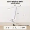 Organizador de escritorio flotante ajustable en altura, estantería, estante de almacenamiento de varios niveles y soporte de escritorio con clip