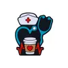 Uniforme de Enfermeira Mais Vendido Contas de Silicone Desenho Animado Série de Cuidados Médicos Joias DIY Pulseira Colar Estetoscópio Contas de Cola