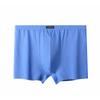 Roupa Íntima 100% Algodão para Homens, Antibacteriana, Respirável e Confortável no Verão, Boxer de Algodão de Cintura Alta, Shorts Lisos de Tamanho Grande para Homens, Transfronteiriço