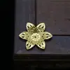Materiais para acessórios DIY: Corsage de noiva estilo antigo, leque redondo, peças de flor de ferro Xiuhe, coleção de pétalas de flor de ferro
