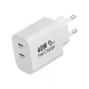 Carregador Samsung 40W Padrão Europeu de Nitreto de Gálio Adequado para Apple Iphone16Promax Porta Dupla C Carregamento Rápido