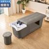 Cama de xampu de circulação de água de estilo tailandês barbearia salão de cabeleireiro dedicado salão de beleza completo fumigação cabeça termostática cama de terapia