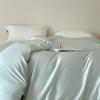 Color sólido 60 días seda producto único sábana sedosa fresca lyocell fibra colcha funda de cama funda de edredón funda de almohada de una pieza venta al por mayor