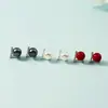 Pendientes de Letra V con Diamantes y Perlas, Sencillos y de Moda, Estilo Elegante y Femenino, Estilo Coreano y Japonés, Versátiles, Venta Directa del Fabricante, Modernos