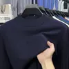 Suéter de cuello alto cruzado al por mayor para hombre, nuevo estilo otoño e invierno 2026, camiseta básica de punto versátil de color liso para hombres de mediana edad