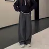 Pantalones a Cuadros de Bloques de Color Versátiles y Modernos Estilo Coreano para Mujer 2026 Principios de Otoño Nueva Moda Versátiles de Cintura Alta Casual de Pierna Ancha