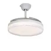 Lámpara Ventilador para Comercio Exterior, Estilo Minimalista Moderno, Lámpara Ventilador Integrada para Comedor, Sala de Estar, Dormitorio, Lámpara Ventilador de Techo, Luz Zhongshan