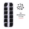 Acessórios para Nail Art 12-Grades Strass Acrílicos de Formato Especial Mini Coração Gota d'Água Laço e Outras Formas Mistas Diamantes de Fundo Plano
