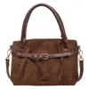 Bolso de mano de alta gama para mujer, nuevo bolso de hombro de moda de nicho para el día a día 2026, bolso cruzado mate de moda retro