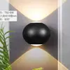 Fábrica de origen transfronteriza en suministro en stock Lámpara de pared LED de aluminio fundido a presión, lámpara de pared para exteriores lámpara de jardín