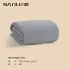 Toalla de Baño Rayada Sanli, Nueva Toalla de Baño de Terciopelo Coral, Más Absorbente que el Algodón Puro, Adecuada para Adultos, Hombres y Mujeres, Parejas