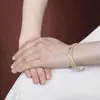 Prata Pura 9999 Novo Estilo Chinês Girassol Margarida Sutra do Coração Pulseira Aberta em Prata Esterlina Banhada a Ouro Sutra do Coração