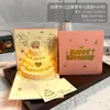 Cartão de Cumprimentos Criativo de Luxo 3D Pop-Up com Estampagem Dourada, Bolo de Aniversário, Música, Luzes, Cartão com Glitter, Presente de Bênção