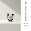 Juego de Té Negro Cerámico Estilo Dinastía Tang y Song con Flores de Lirio Pintadas a Mano, Incluyendo Tetera, Gaiwan, Taza de Maestro y Tazas de Té