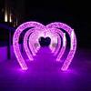 Linterna de arco de amor LED túnel de tiempo dinámico espectáculo de luces de ensueño actividades de boda Linterna de festival