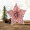Decoraciones Navideñas de Flores Artificiales Guirnalda Rosa de Terciopelo para Árbol de Navidad Decoración Cabezas de Flores Artificiales al por Mayor Cabezas de Flores de Navidad