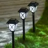 Lámpara solar para césped con explosiones transfronterizas, enchufe de tierra, lámpara de rejilla cuadrada, lámpara decorativa para paisaje exterior de jardín de villa, fabricantes