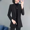 Jaqueta de Terno Formal Profissional de Moda de Alta Qualidade para Mulheres 2026 Novo Conjunto de Duas Peças Casual de Terno e Calça Outono e Inverno