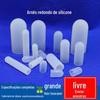 Capa Protetora de Silicone Resistente a Altas Temperaturas, Tampa de Borracha para Parafuso com Cabeça Arredondada Anticolisão Pintada por Spray, Borracha de Silicone Transparente Absorvente de Choque