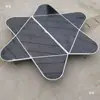 Plataforma S Plegable Circular Móvil de Ensamble Rápido con Altura Ajustable para Bodas, Hoteles, Escuelas, Espectáculos Interiores y Exteriores