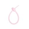 Corbatas de Silicona con Forma de Renacuajo, Corbatas de Silicona de Colores, Llaveros DIY, Bolsas de Juguete de Moda, Caja Sorpresa, Colgantes de Arte con Cuentas, Cordones, Enrollacables